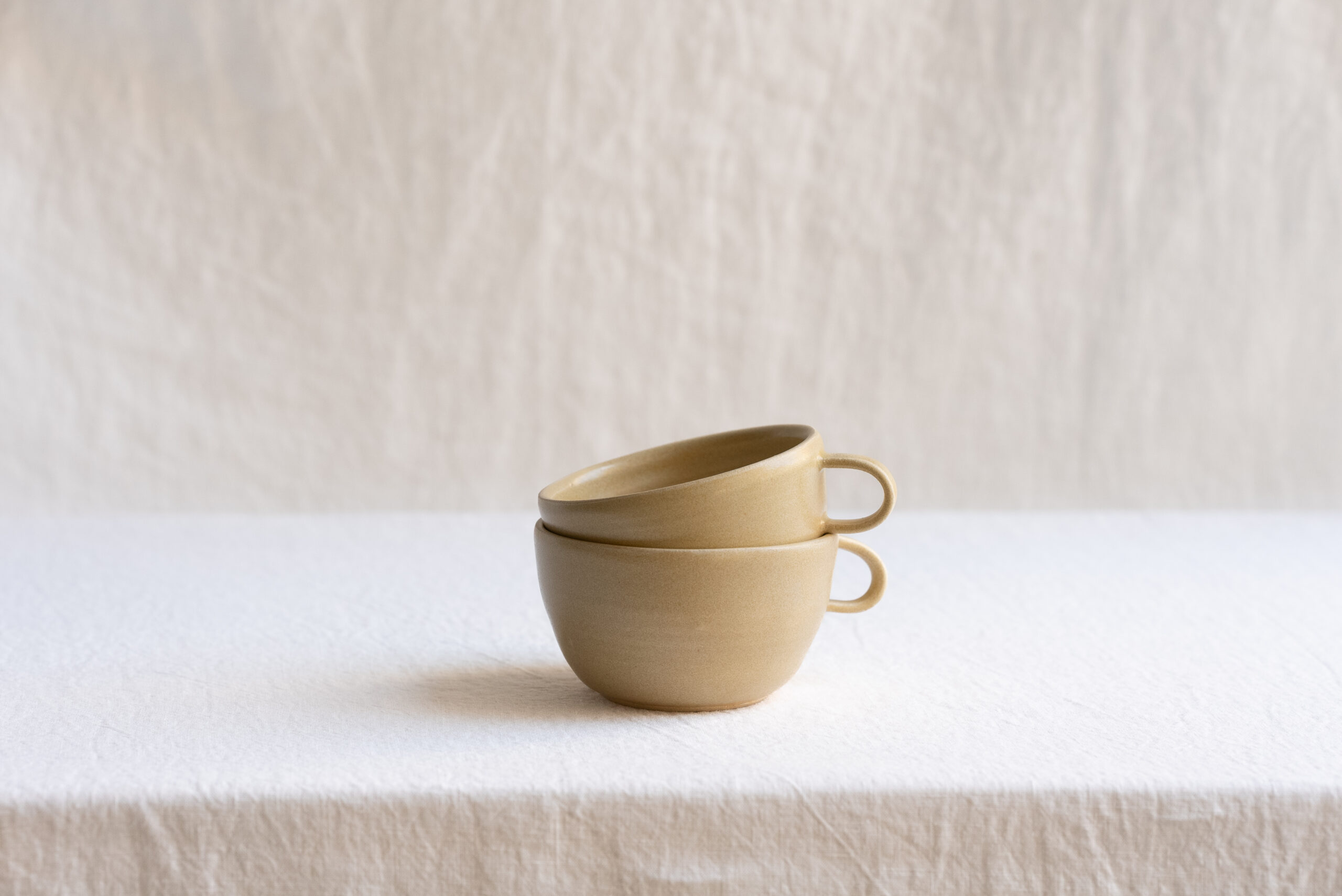 Small Coffee Cup in 'Gold Pistachio' - Image 5