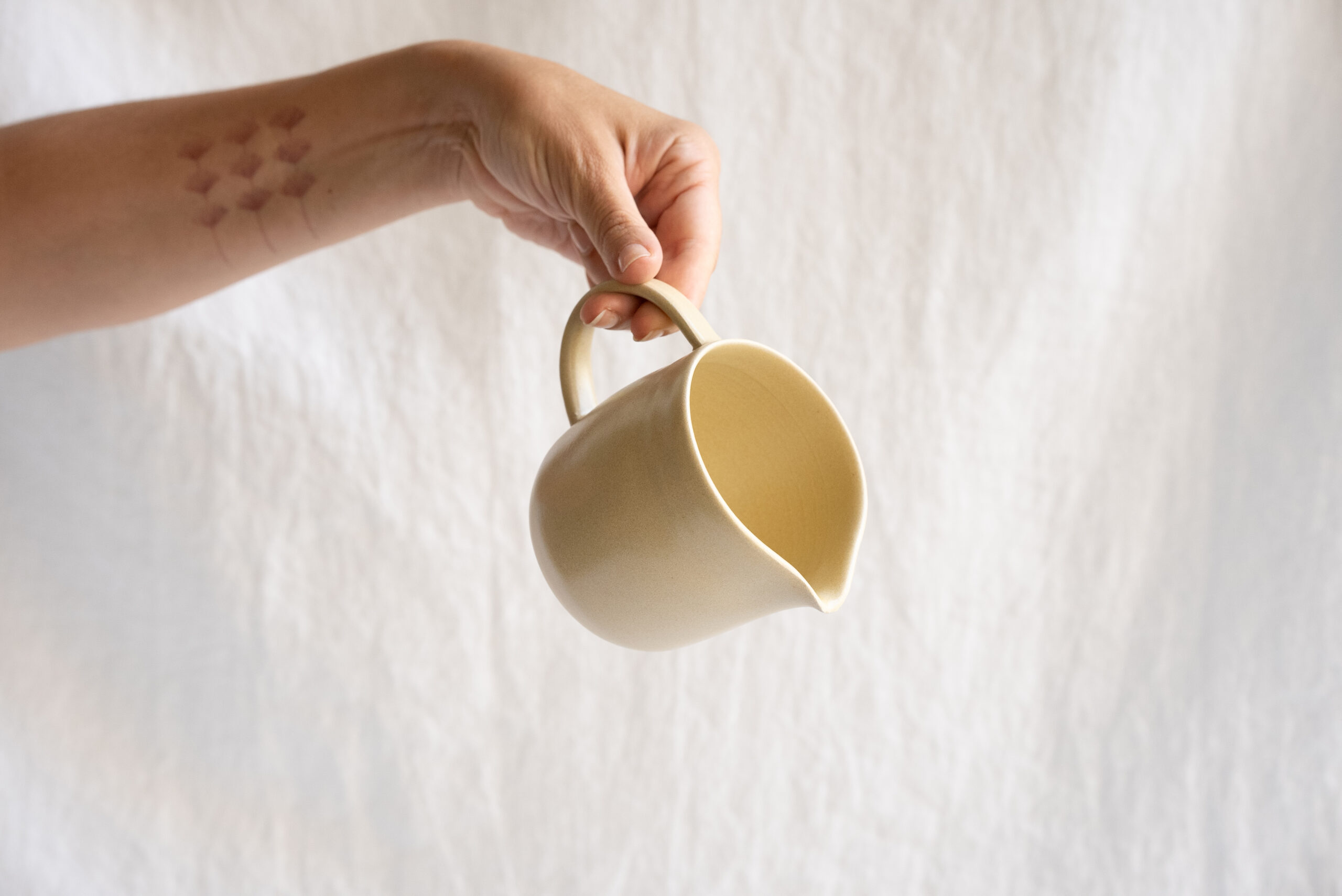 Milk Jug in 'Gold Pistachio' - Image 2