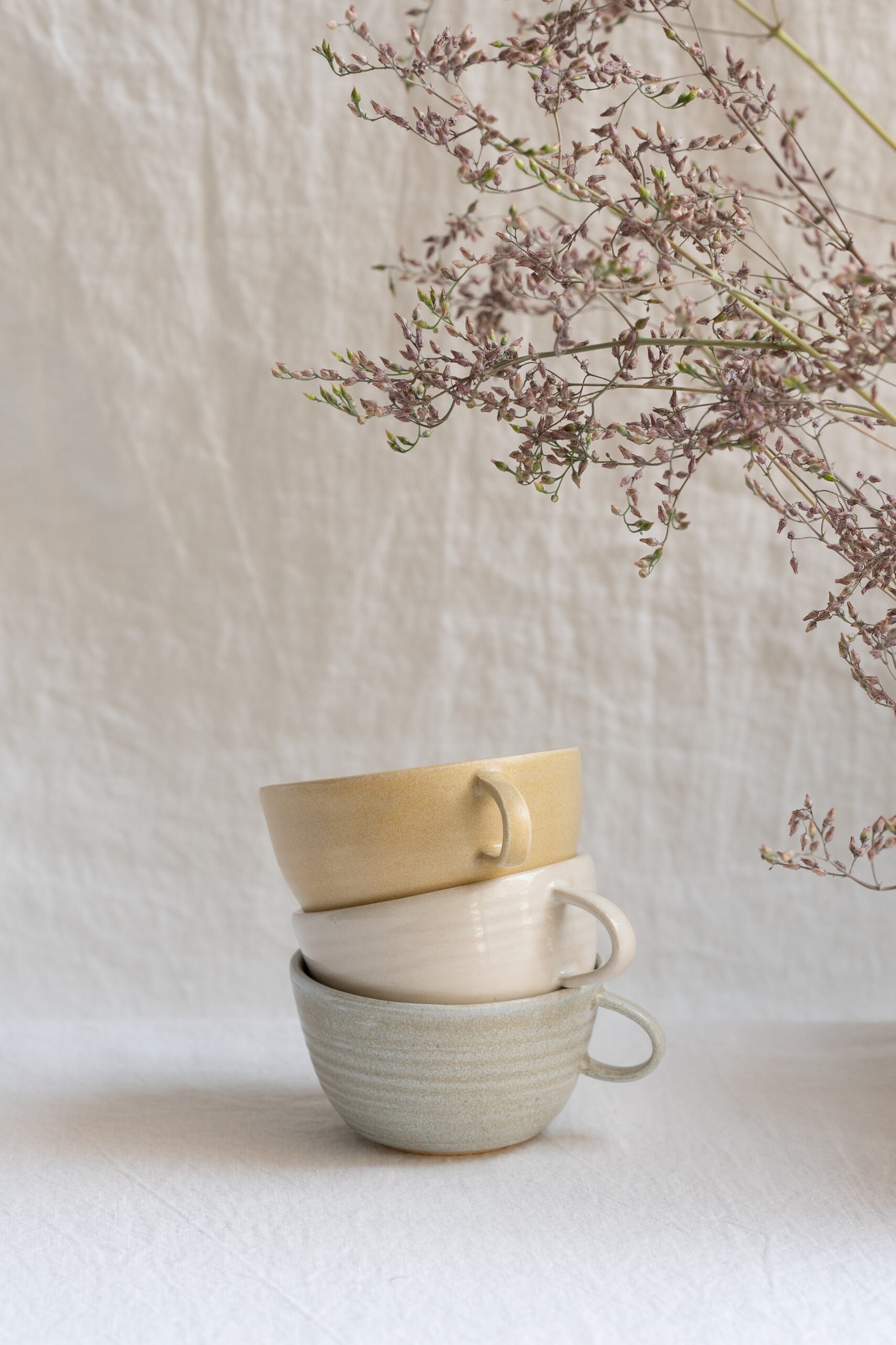 Small Coffee Cup in 'Gold Pistachio' - Image 6